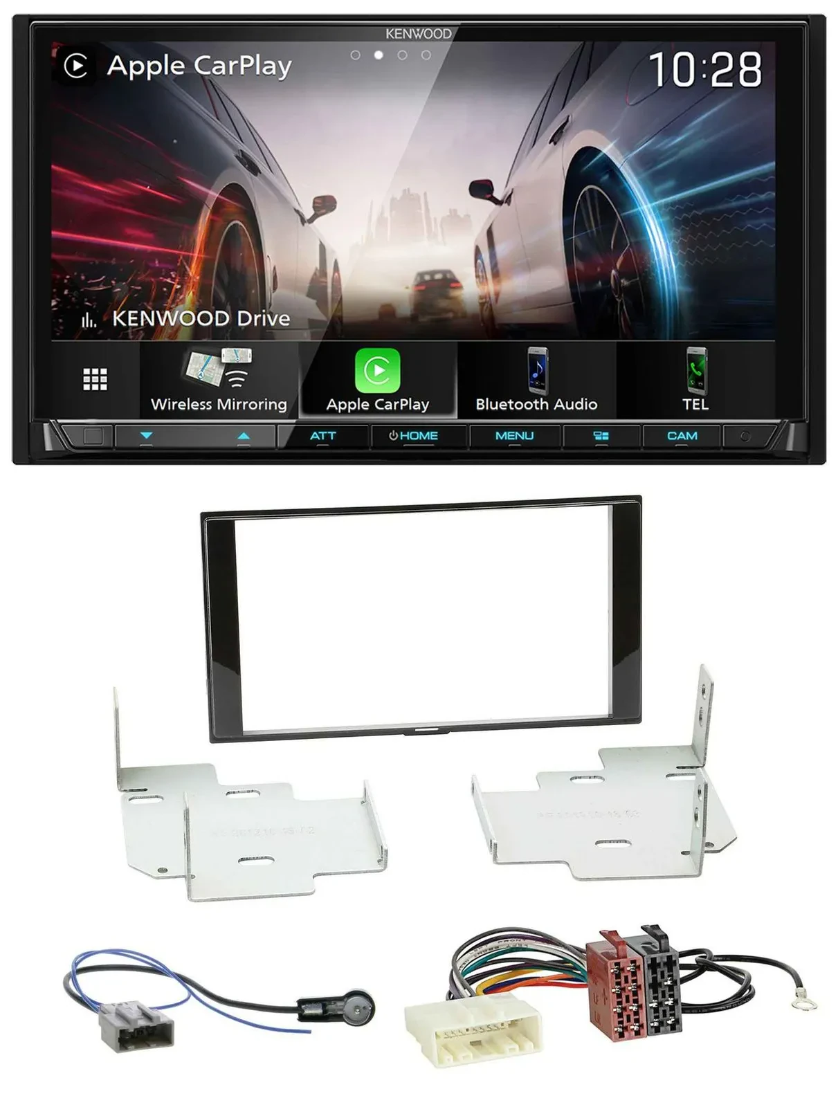 Kenwood MP3 2DIN USB DAB Bluetooth Autoradio für Nissan Micra Note ab 2013