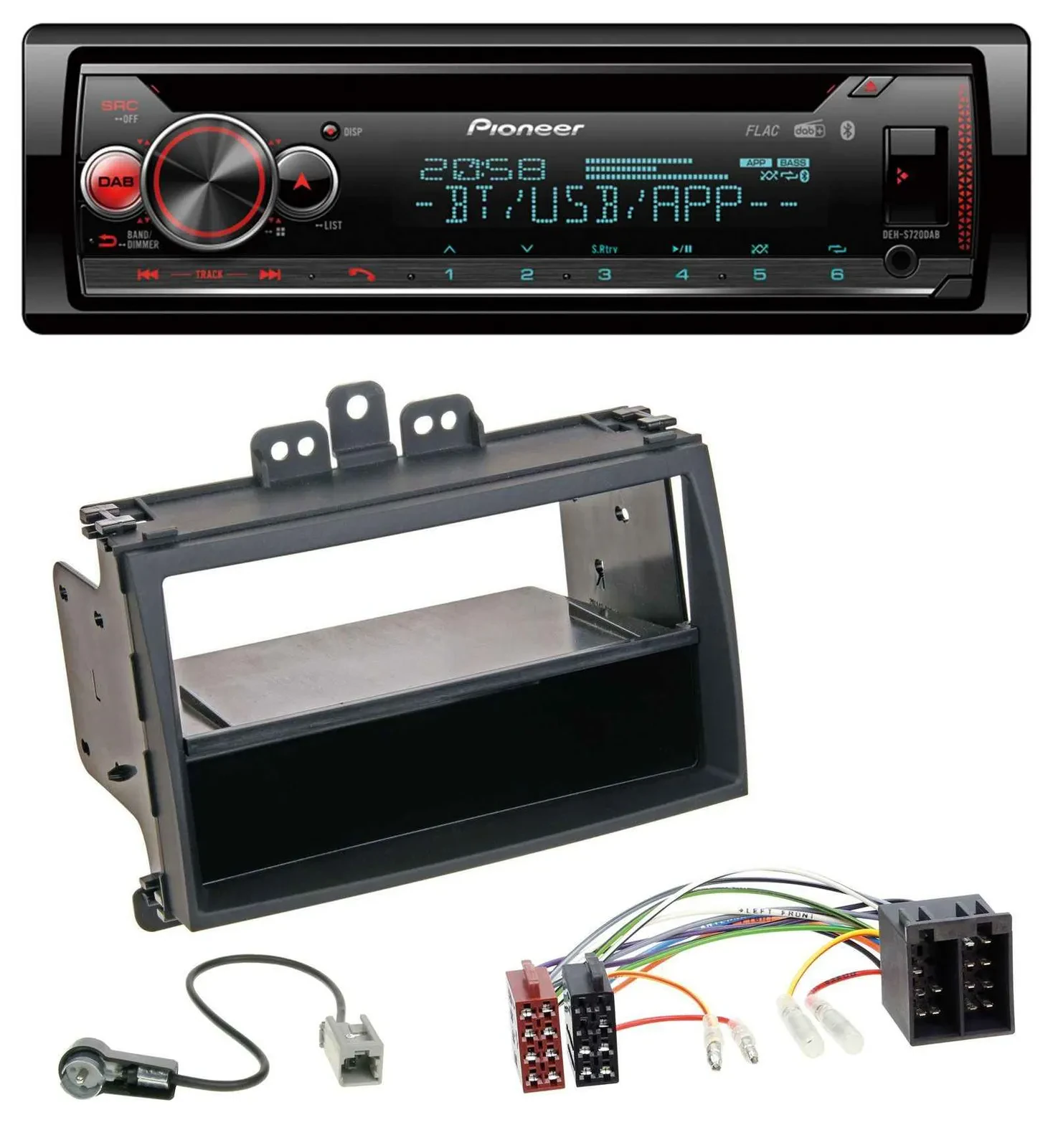 Автомагнитола для Hyundai i20 2008–2011 Pioneer MP3 DAB CD Bluetooth USB