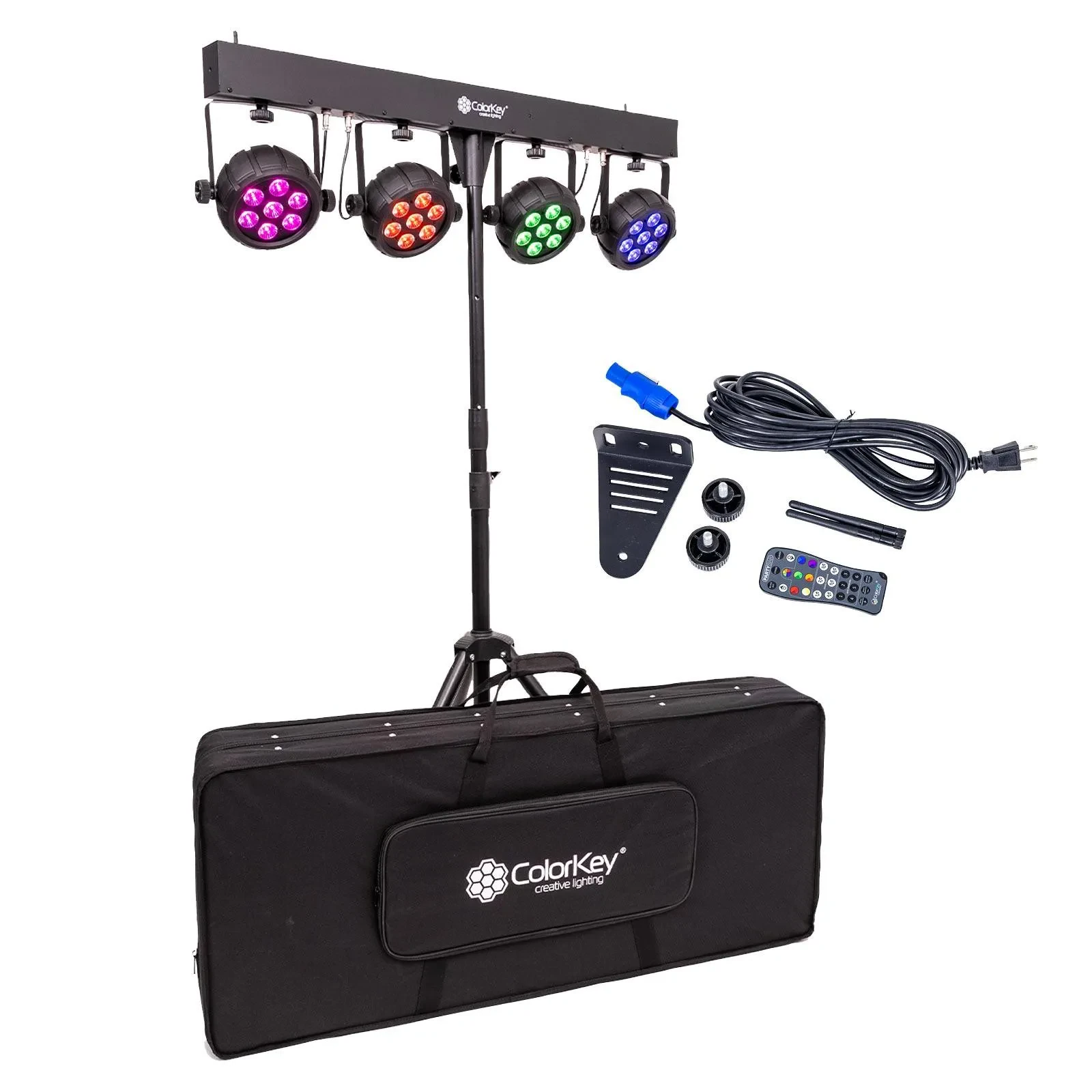 Прожектор ColorKey PartyBar Mobile 500 4x LED, аккумуляторный