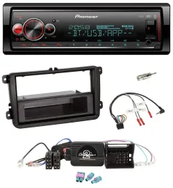 Pioneer Bluetooth USB Lenkrad DAB Autoradio für VW Passat Polo Scirocco Sharan T