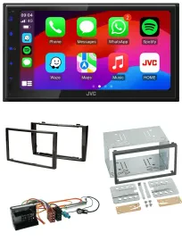 JVC Bluetooth 2DIN MP3 DAB USB Autoradio für Peugeot 308 2007-09 schwarz