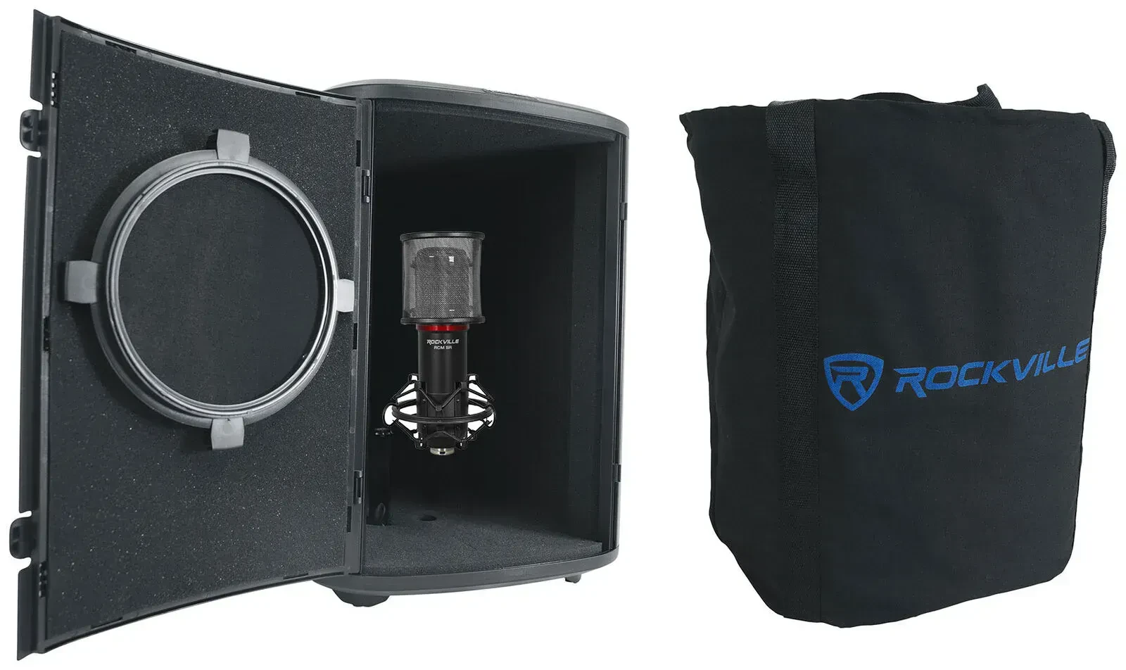 Студийный микрофон Rockville RCM SR Studio Black с аксессуарами