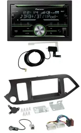 Автомагнитола для Kia Picanto Pioneer 2DIN, CD/USB/MP3, Bluetooth, DAB
