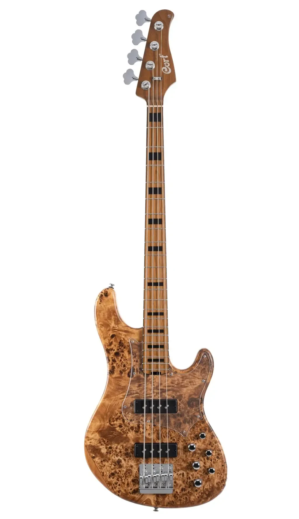 Бас-гитара Cort GB Modern 4 Open Pore Vintage Natural с чехлом