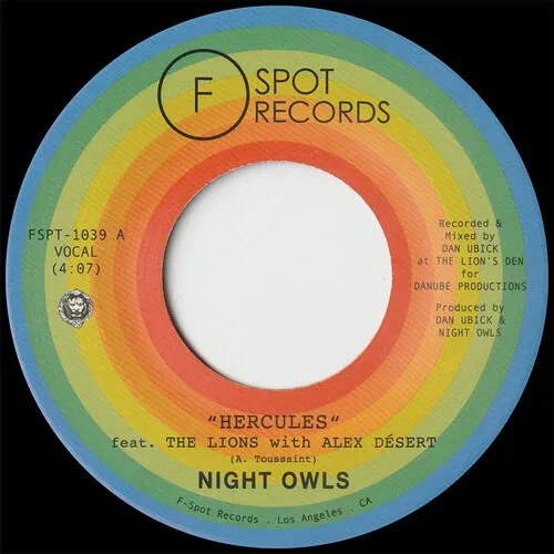 Виниловая пластинка Night Owls - Hercules [New 7" Vinyl]