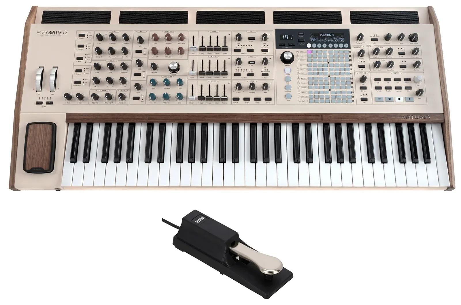 Arturia POLYBRUTE 12 V 61-Key Midi Keyboard Controller+Software+Sustain Pedal