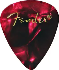 Медиаторы Fender 351 Premium Celluloid Red Moto Thin (144 штуки)