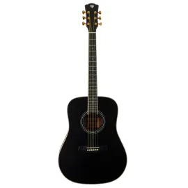 Акустическая гитара Rockdale Aurora D7 Black Satin