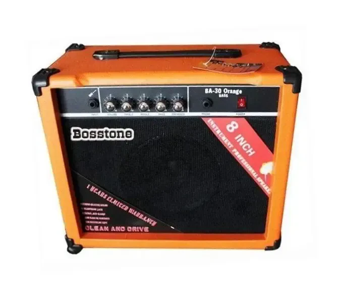Комбоусилитель для бас-гитары Bosstone BA-30W Orange 1х8 30W