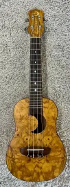 Luna UKE EX SM Crescent Spalted Maple Concert Size Natural Satin Ukulele Sample