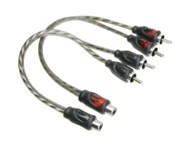 ACV Cinch-Y-Adapter 2 Stecker auf 1 Buchsen 0,30 m 30.4970-102