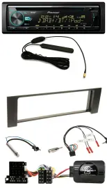 Pioneer CD MP3 Lenkrad DAB USB Autoradio für Audi A4 2000-2004 ISO