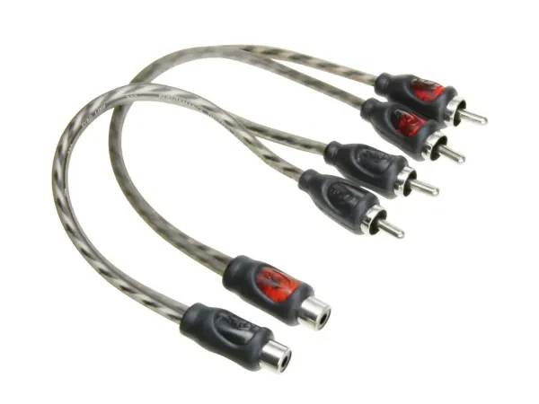 ACV Cinch-Y-Adapter 2 Stecker auf 1 Buchsen 0,30 m 30.4970-102