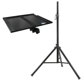 Portable Video TV Multimedia Projector Mount Tray Holder with Tripod Stand