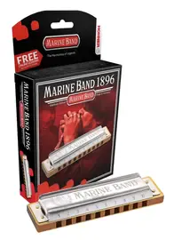 Губная гармошка диатоническая Hohner Marine Band 1896/20 Eb