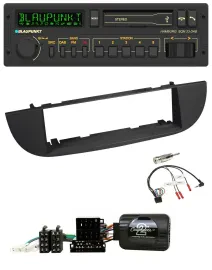 Blaupunkt USB DAB Bluetooth Lenkrad Autoradio für Fiat 500 ab 2007 schwarz