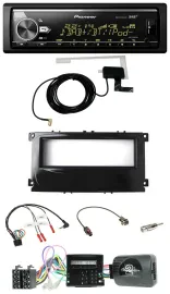 Автомагнитола для Ford Galaxy/Focus/C-Max Pioneer Bluetooth, DAB, USB, поддержка кнопок на руле (CAN-bus)