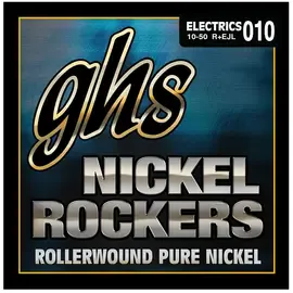 Струны для электрогитары GHS Strings R+EJL Nickel Rockers 10-50