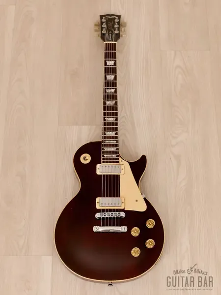 Электрогитара Gibson Les Paul Deluxe Wine Red USA 1983 w/ Case
