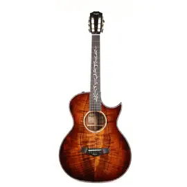 Электроакустическая гитара Taylor Custom Shop Grand Auditorium 12-Fret Hawaiian Koa Shade Edgeburst