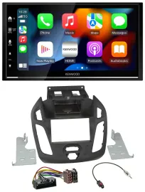 Kenwood DAB USB Bluetooth 2DIN MP3 Autoradio für Ford Transit 12-18 ohne Display