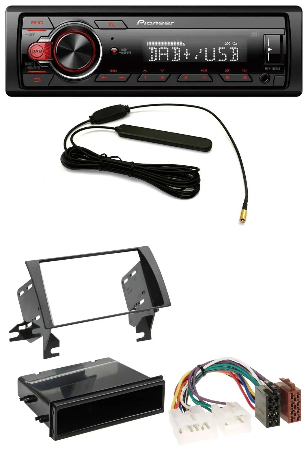 Автомагнитола для Toyota Camry (2002–2006) Pioneer 1-DIN MP3 DAB USB AUX