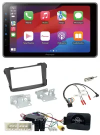 Pioneer Lenkrad USB DAB Bluetooth 2DIN Autoradio für Hyundai i40 VF ab 16 schwar