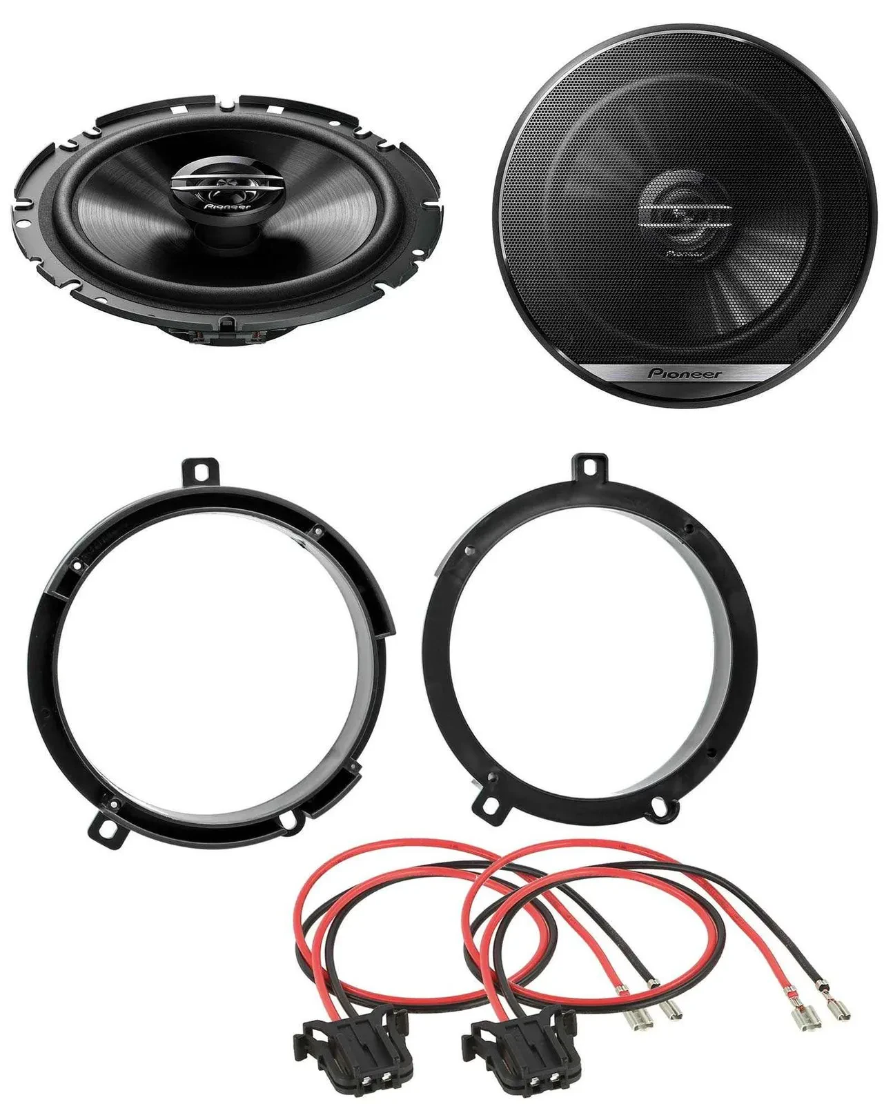 Pioneer 300Watt 2-Wege 16,5cm Lautsprecher für Mercedes C- C-Klasse T-Modell Fro