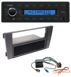 Автомагнитола VDO 1-DIN, USB/AUX, MP3, для Audi A6 C5 (2001–2005), разъем Quadlock