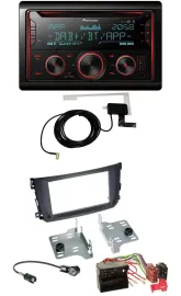 Автомагнитола для Smart ForTwo (2010–2014) Pioneer 2-DIN CD USB Bluetooth DAB (Quadlock)