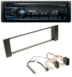 Alpine USB Bluetooth DAB MP3 Autoradio für Audi A4 (B6, 00-04) - ISO