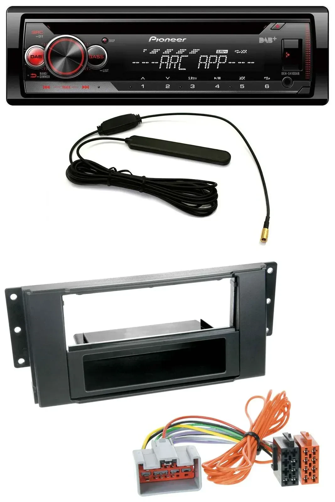 Автомагнитола для Land Rover Freelander 2011–2012 Pioneer CD, USB, AUX, DAB, MP3