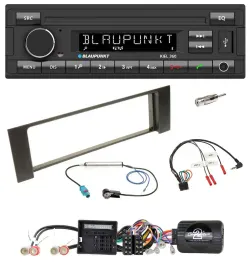 Автомагнитола Blaupunkt для Audi A4 2000–2004 B6 с USB, DAB, Bluetooth, управлением с руля, Quadlock, Fakr