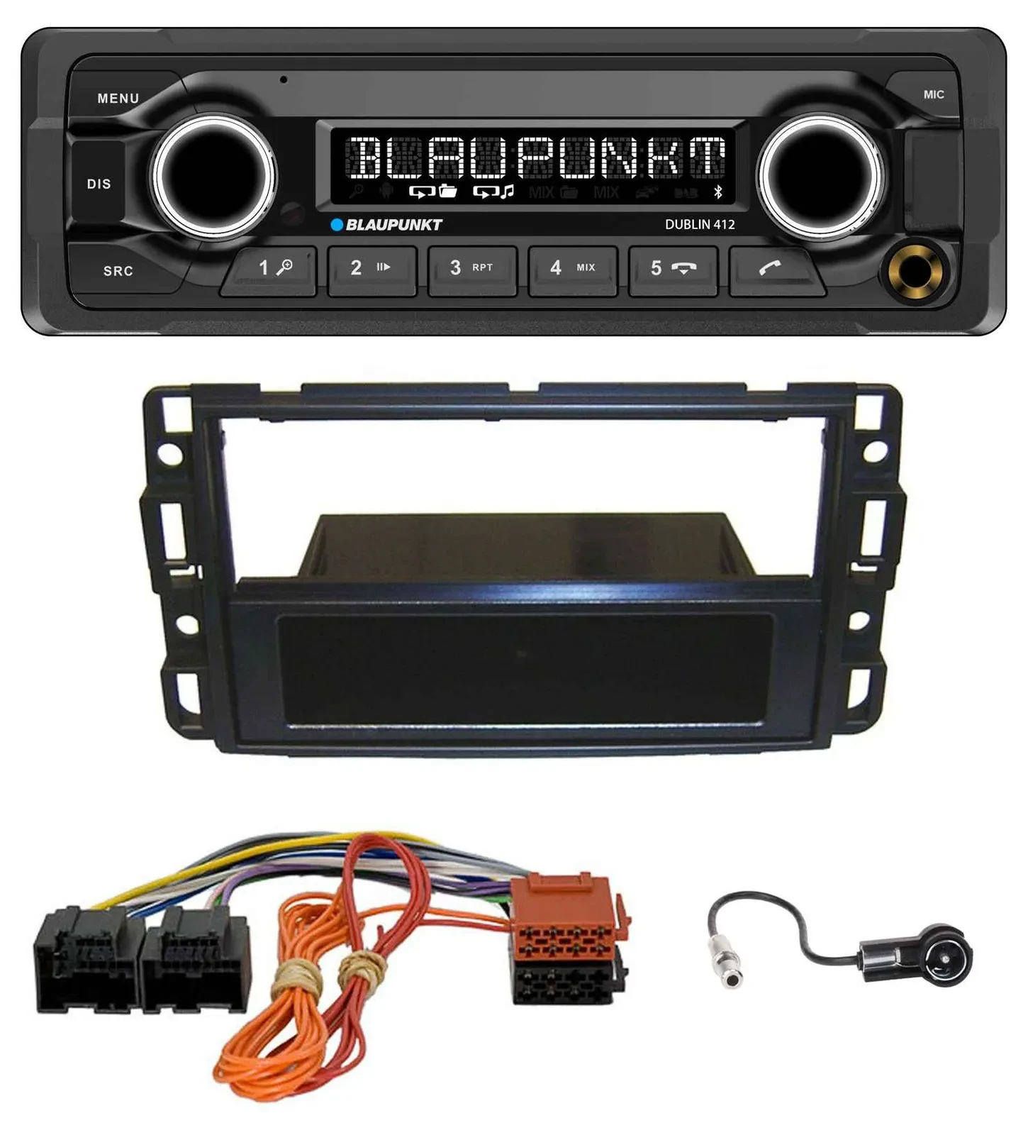 Автомагнитола для Cadillac BLS (2006–2010) Blaupunkt MP3, Bluetooth, USB, AUX