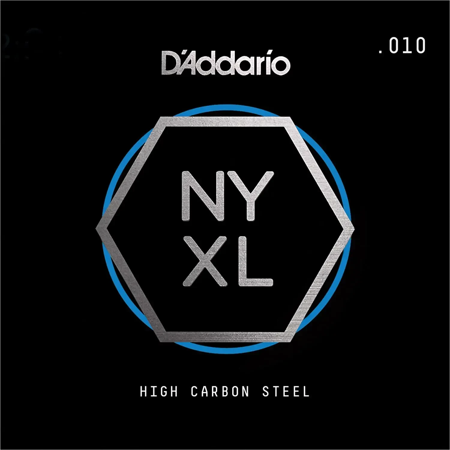 Струна одиночная D'Addario NYS010 NYXL Plain Steel Single 010