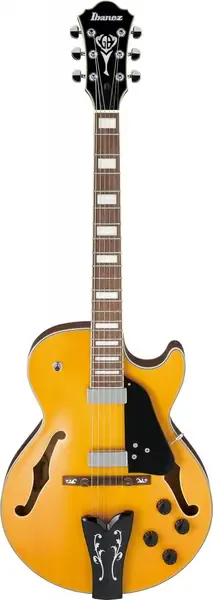 Электрогитара полуакустическая Ibanez George Benson Signature GB10EM Hollow Body Antique Amber