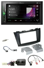Pioneer 2DIN Lenkrad DAB USB Bluetooth Autoradio für Suzuki Swift ab 2011