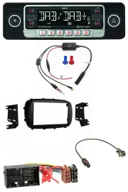 Dietz MP3 DAB Bluetooth USB Autoradio für Fiat 500X (ab 2015)