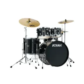 Tama Imperialstar 5-Piece Drum Kit with Meinl HCS Cymbals Hairline Black