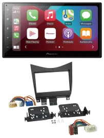 Pioneer USB MP3 DAB 2DIN Bluetooth Autoradio für Honda Accord 02-08 schwarz