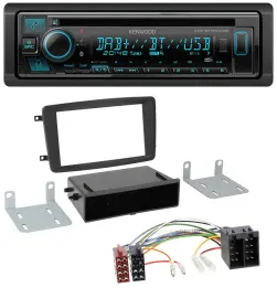 Автомагнитола Kenwood Bluetooth DAB CD MP3 USB для Mercedes C-Class, CLK, Vito, Viano