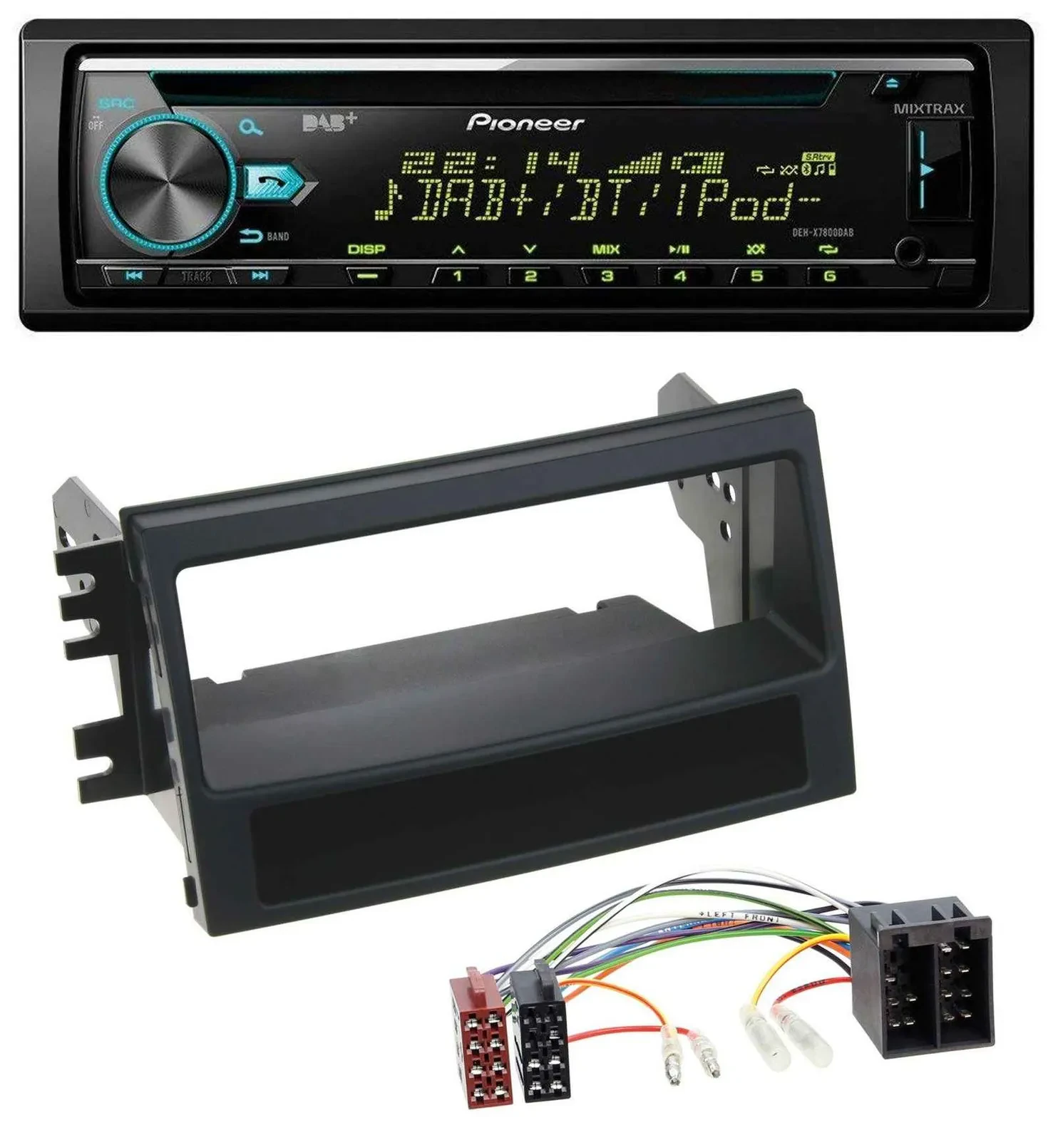 Автомагнитола для Kia Soul (AM, 2008–2011) Pioneer DAB, CD, USB, Bluetooth, MP3