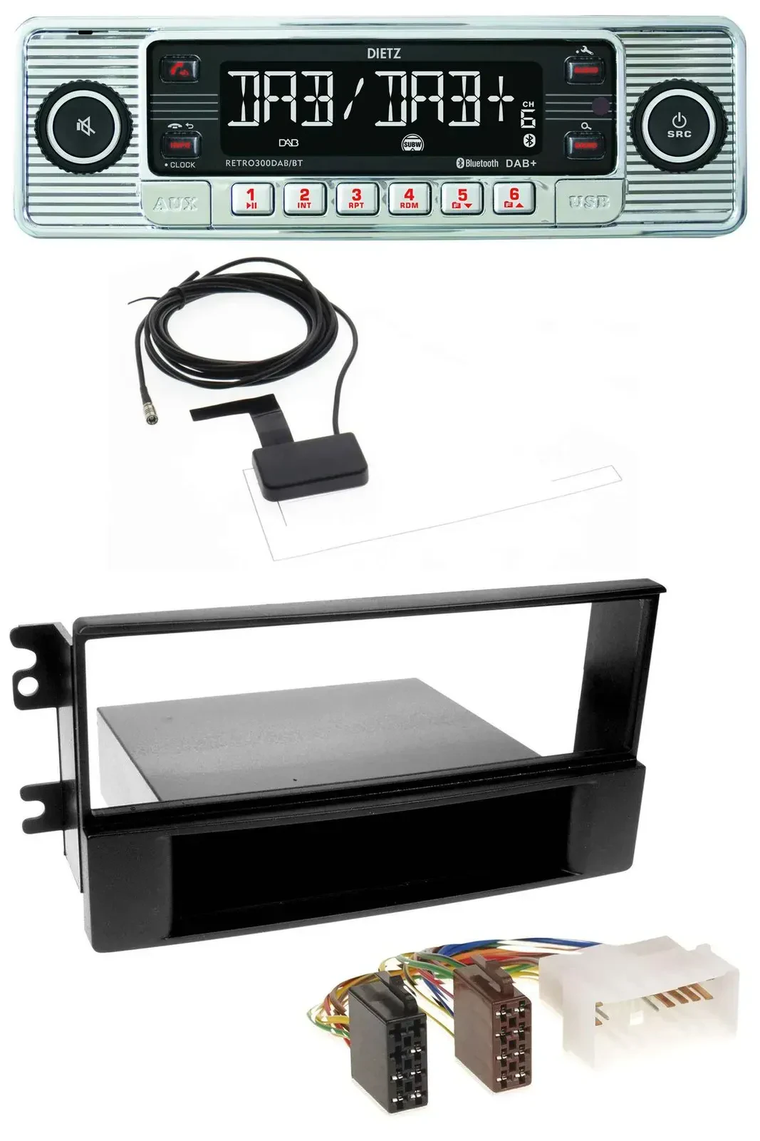 Dietz Bluetooth USB MP3 DAB Autoradio für Kia Sportage (ab 2005)