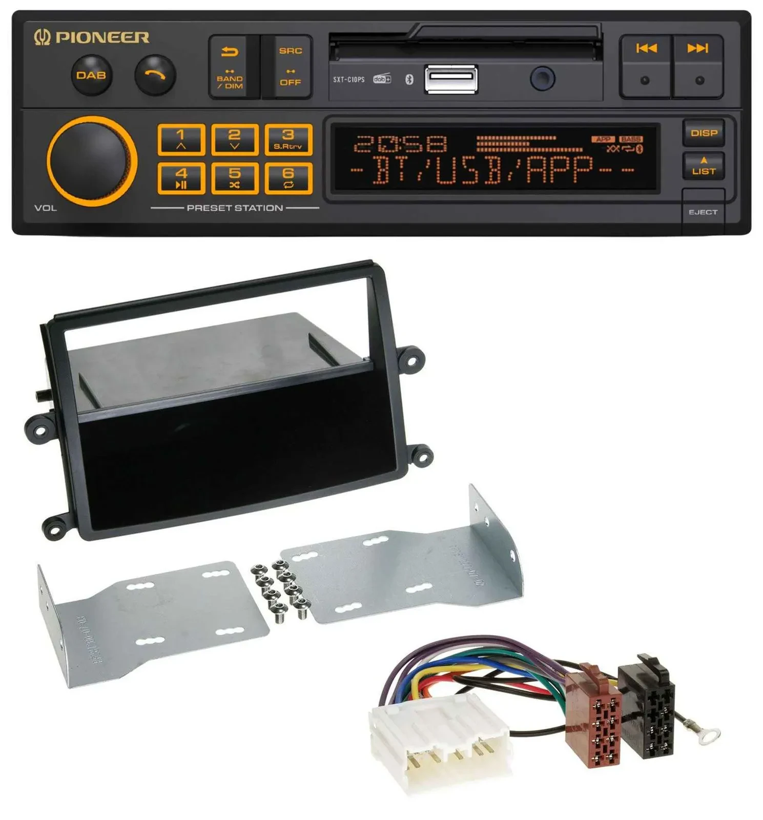 Автомагнитола для Mitsubishi L200 Pioneer DAB MP3 USB Bluetooth