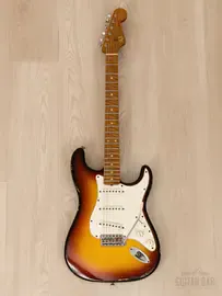 Электрогитара SVL Custom Vintage Reserve S-Style SSS Sunburst w/case England 2015