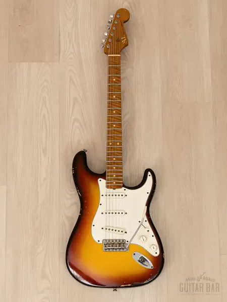 Электрогитара SVL Custom Vintage Reserve S-Style SSS Sunburst w/case England 2015