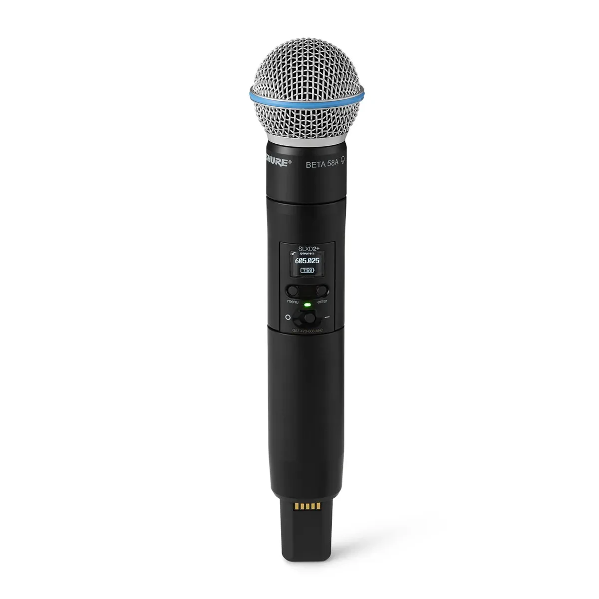 Shure SLXD2+/B58 Digital Wireless Handheld Transmitter with Beta 58A Microphone