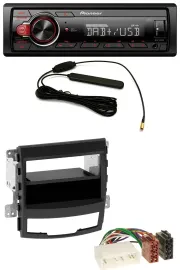 Автомагнитола Pioneer 1-DIN, DAB, USB, AUX для SsangYong Korando CK (2010–2013)