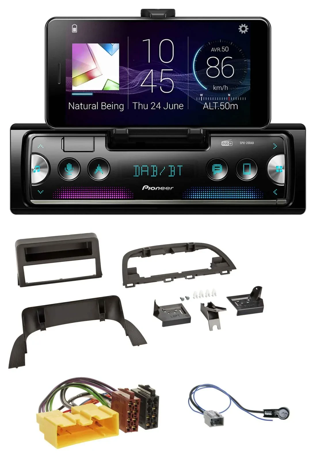 Pioneer USB MP3 Bluetooth DAB Autoradio für Mazda 3 (2013-2019)