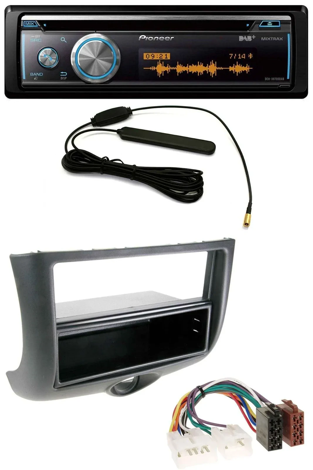 Автомагнитола для Toyota Yaris (1999–2003) Pioneer CD/USB/Bluetooth/DAB/MP3